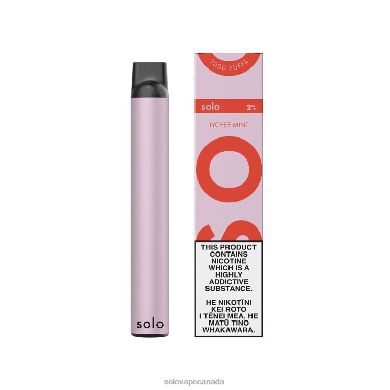 Solo Disposable Vape Lychee Mint - Solo Vape Price R0HJ49