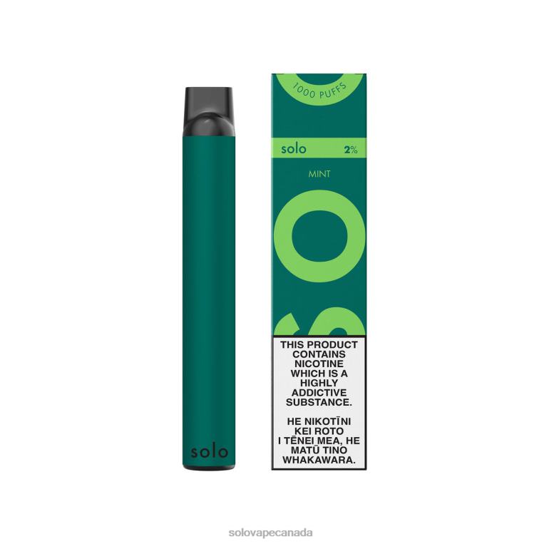 Solo Disposable Vape Mint - Solo Vape Canada R0HJ41