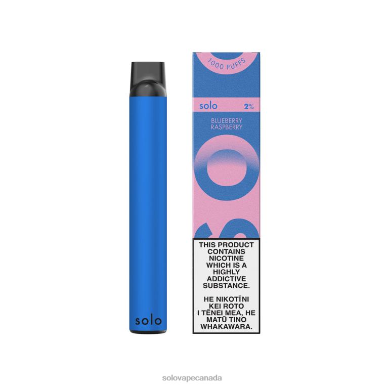 Solo Disposable Vape Paradise Collection Blueberry Raspberry - Solo Vape Canada R0HJ419