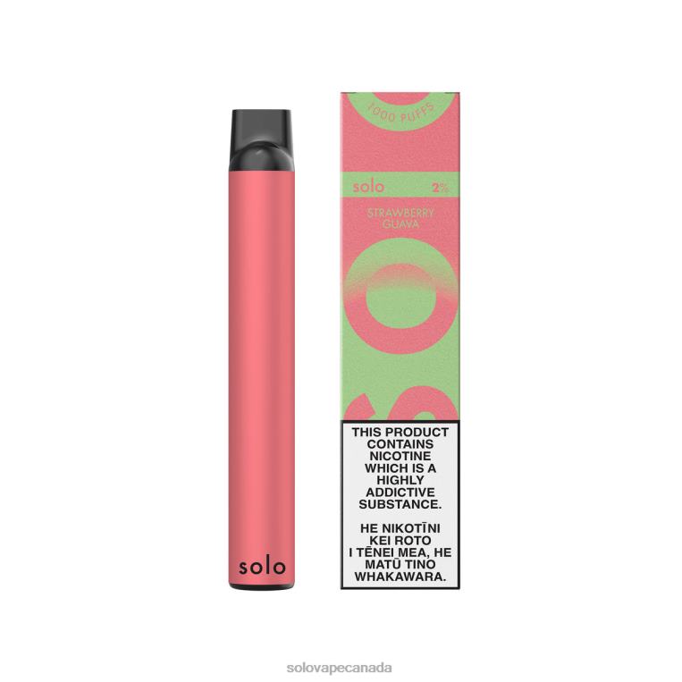Solo Disposable Vape Paradise Collection Strawberry Guava - Solo Vape Toronto Reviews R0HJ421