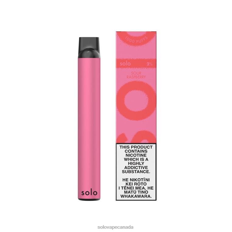 Solo Disposable Vape Sour Raspberry - Solo Vape Reviews R0HJ413