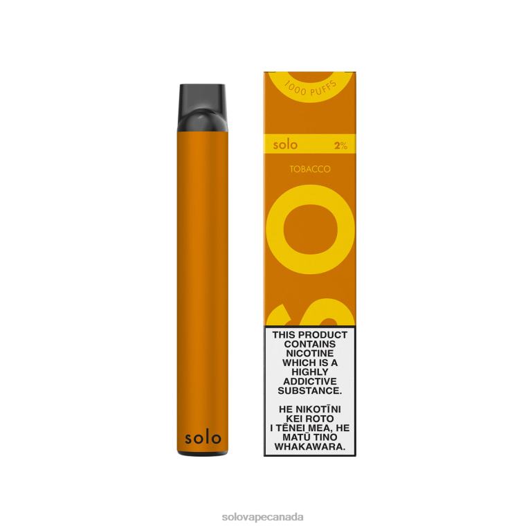 Solo Disposable Vape Tobacco - Solo Disposable Vape R0HJ417