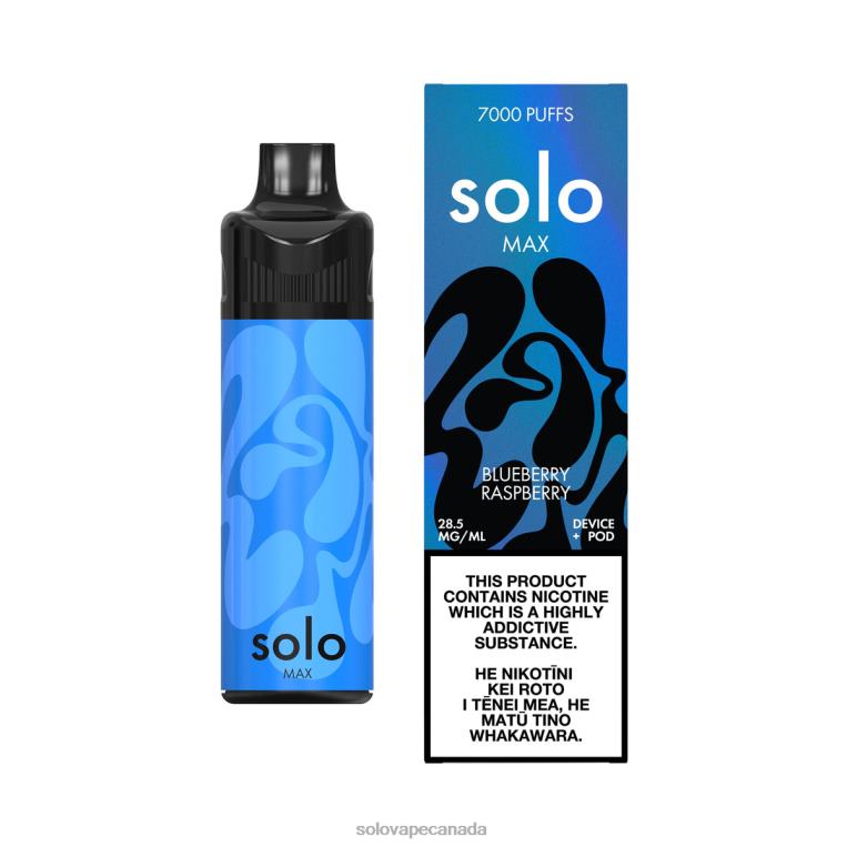 Solo MAX Pod Kit Blueberry Raspberry - Solo Vape Toronto R0HJ465