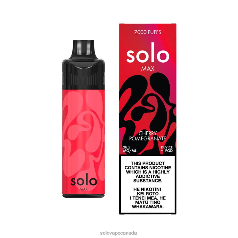 Solo MAX Pod Kit Cherry Pomegranate - Solo Vape Toronto Reviews R0HJ466