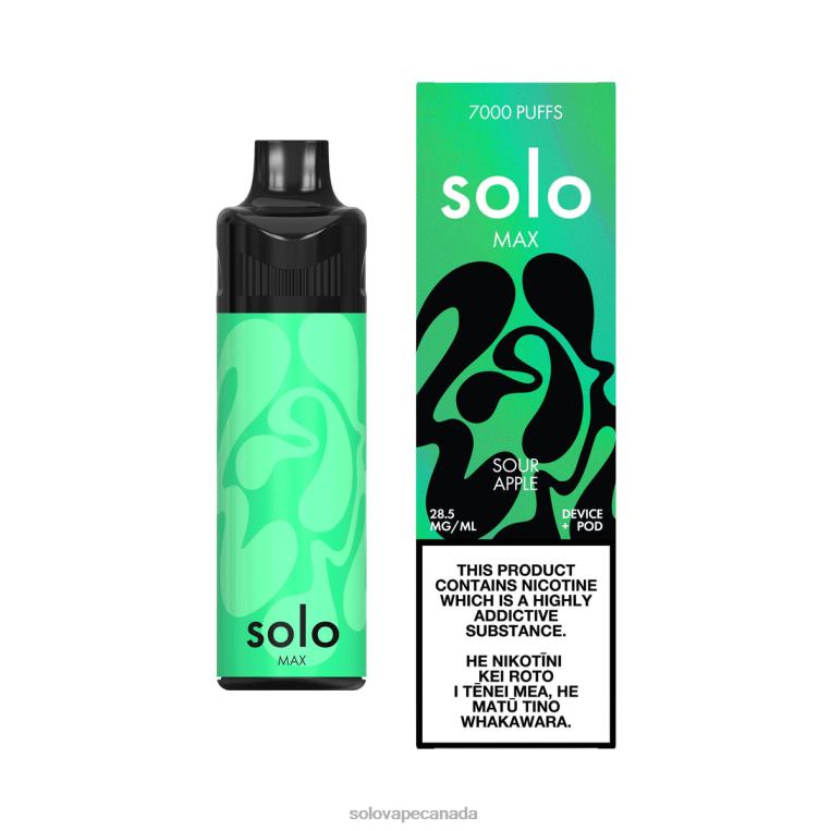 Solo MAX Pod Kit Sour Apple - Best Solo Vape Flavours R0HJ470