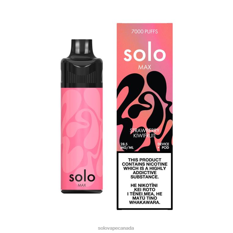Solo MAX Pod Kit Strawberry Kiwifruit - Solo Disposable Vape R0HJ471