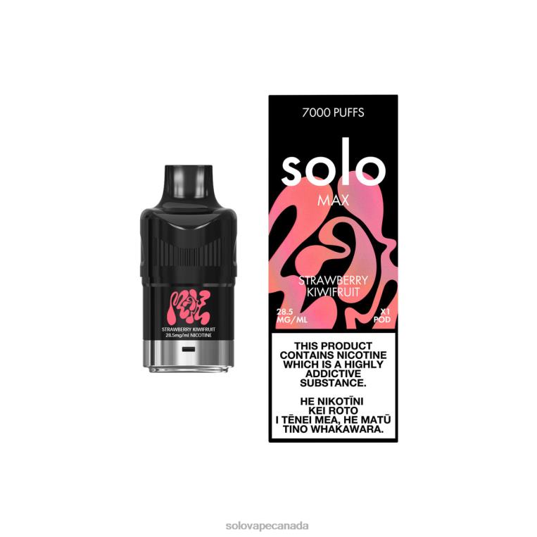 Solo MAX Pod Strawberry Kiwifruit - Solo Vape Toronto R0HJ474