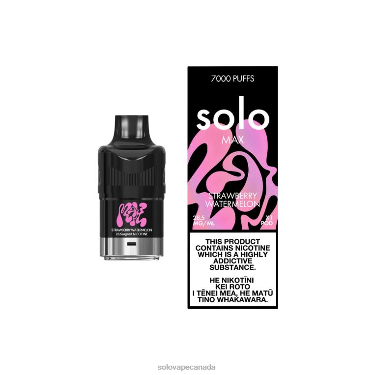 Solo MAX Pod Strawberry Watermelon - Best Solo Vape Flavours R0HJ488