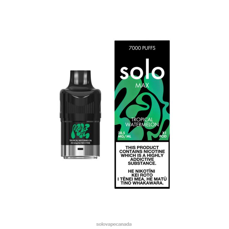 Solo MAX Pod Tropical Watermelon - Solo Vape Canada R0HJ482