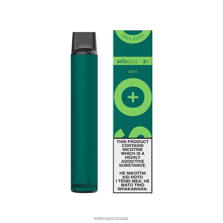Solo Plus Disposable Vape Mint - Solo Vape Flavours R0HJ433