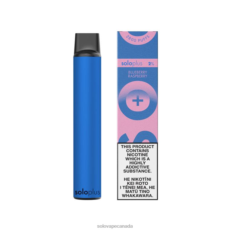 Solo Plus Disposable Vape Paradise Collection Blueberry Raspberry - Solo Vape Toronto Reviews R0HJ439