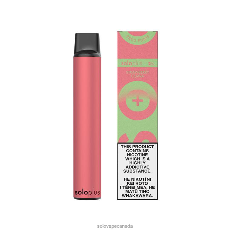 Solo Plus Disposable Vape Paradise Collection Strawberry Guava - Solo Vape Canada R0HJ437
