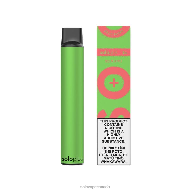 Solo Plus Disposable Vape Sour Apple - Solo Vape Toronto Reviews R0HJ430