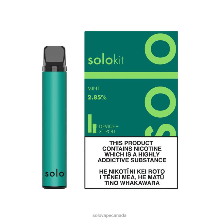 Solo Pod Kit Mint - Solo Vape Canada R0HJ446