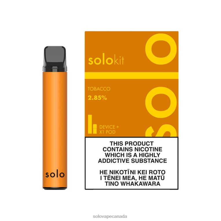 Solo Pod Kit Tobacco - Solo Vape Toronto Reviews R0HJ448