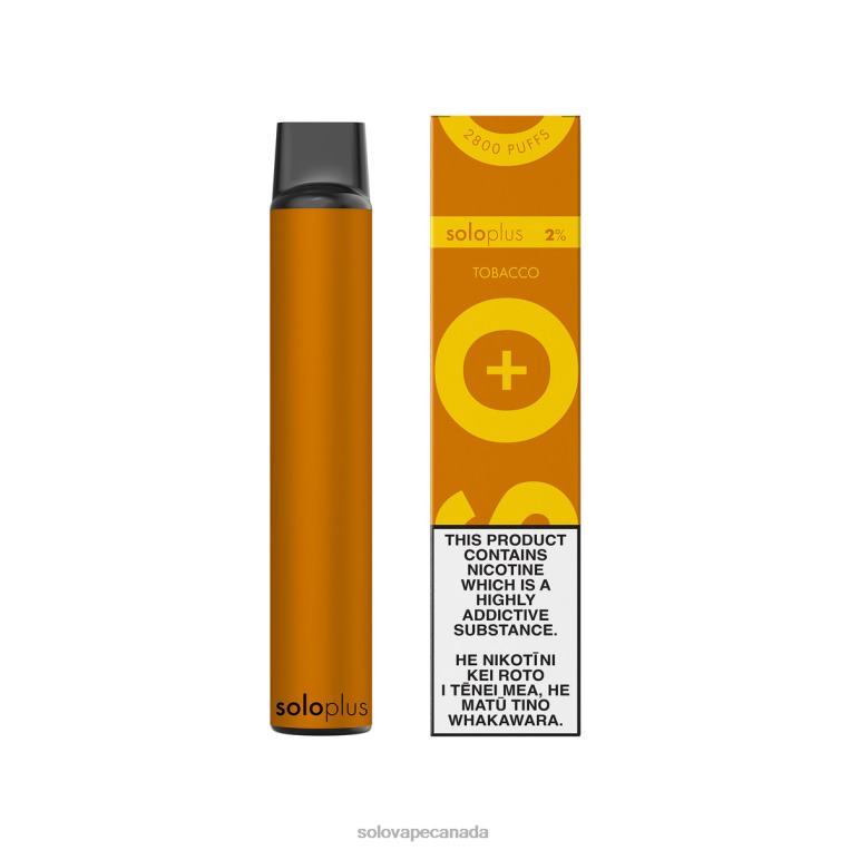 Solo Plus Disposable Vape Tobacco - Solo Vape Flavours R0HJ424