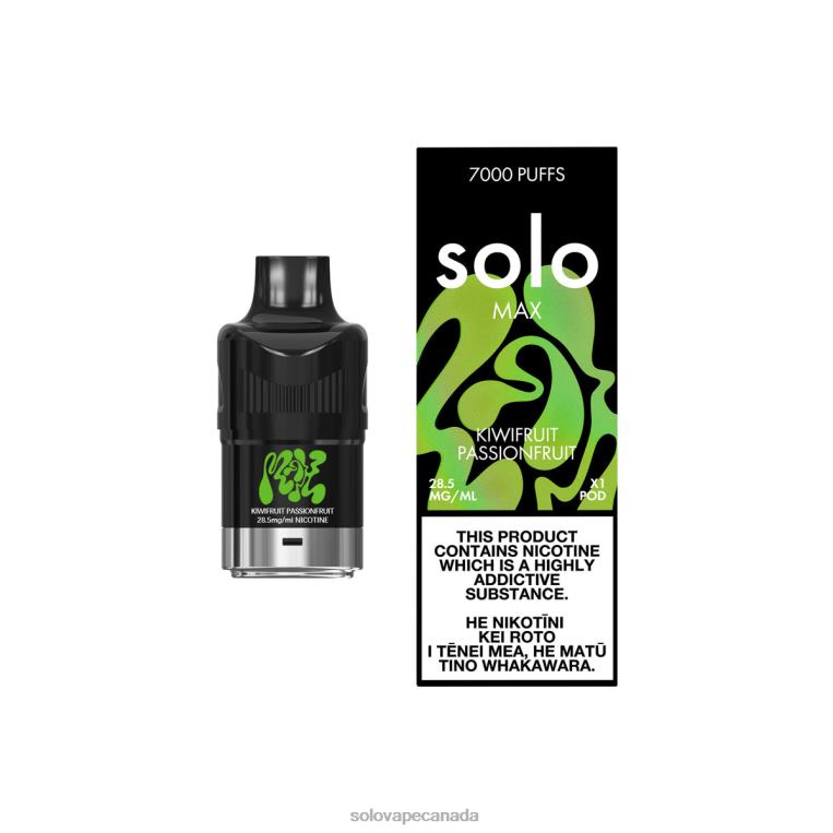 Solo MAX Pod Kiwifruit Passionfruit - Solo Vape Price R0HJ490
